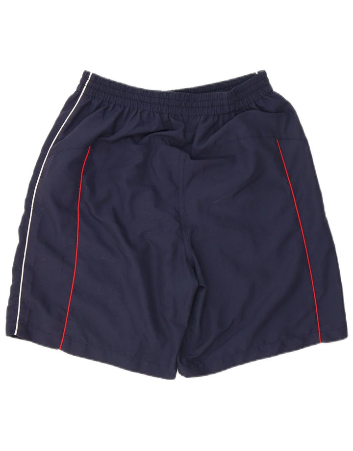 Fila - Pantalones cortos deportivos para hombre, talla grande, poliéster azul marino