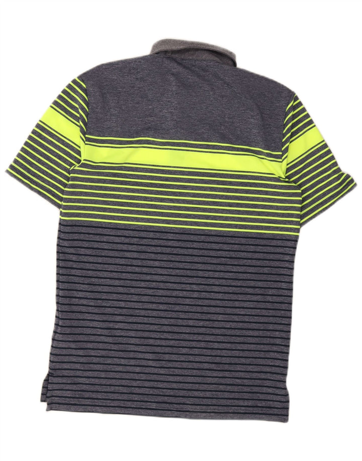 Polo Adidas Hombre XS Poliéster Rayas Azul Marino