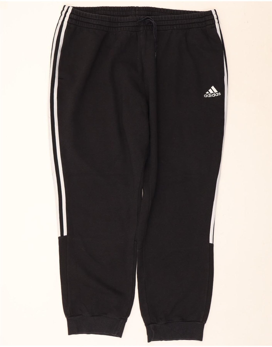Adidas - Pantalón de chándal para hombre, talla 2XL, algodón negro