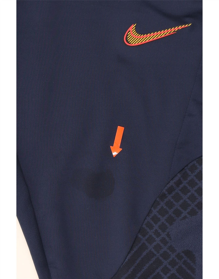NIKE Mens Dri Fit Slim Fit Tracksuit Trousers Medium  Navy Blue Polyester Vintage Nike and Second-Hand Nike from Messina Hembry 