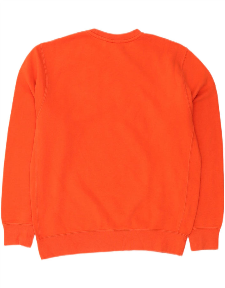 Nike Hombre Sudadera Jumper Medium Naranja Algodón