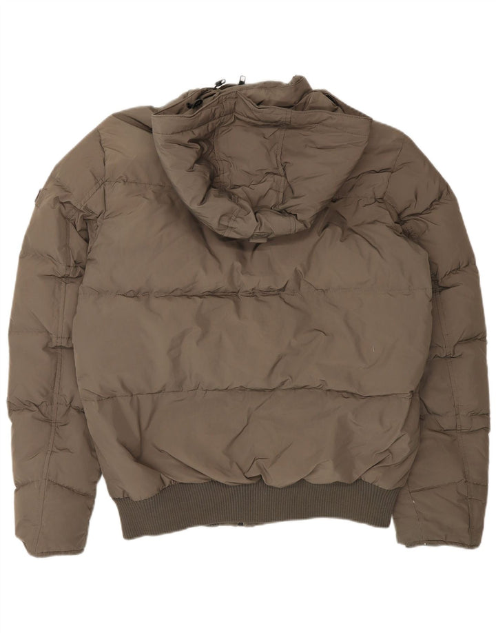 Woolrich Chaqueta acolchada con capucha para hombre UK 36 Small Khaki