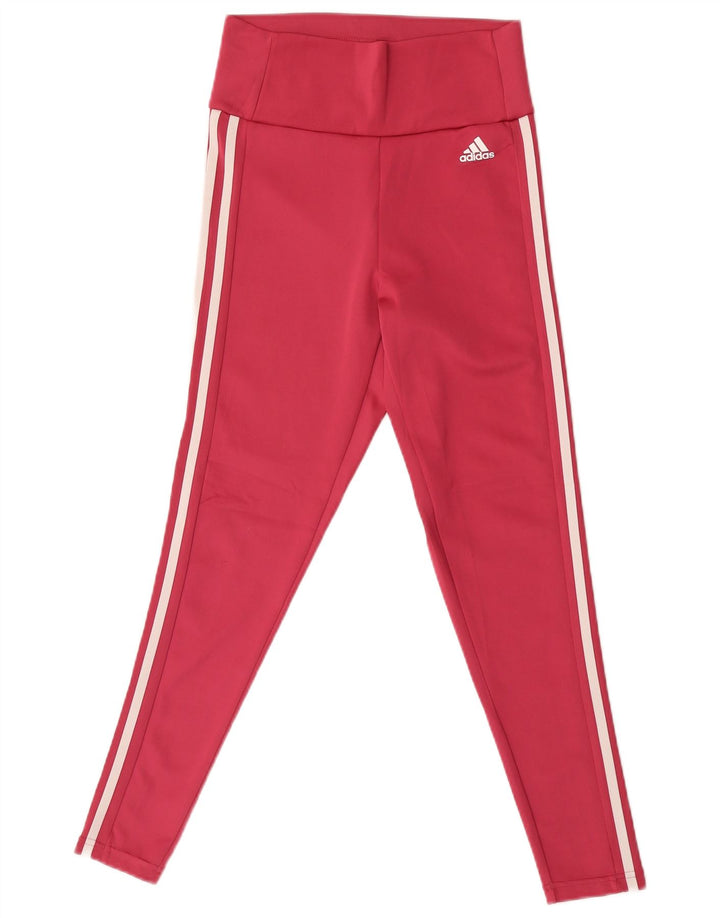 Adidas Mujer Aeroready Leggings UK 8/10 Pequeño Rosa Poliéster