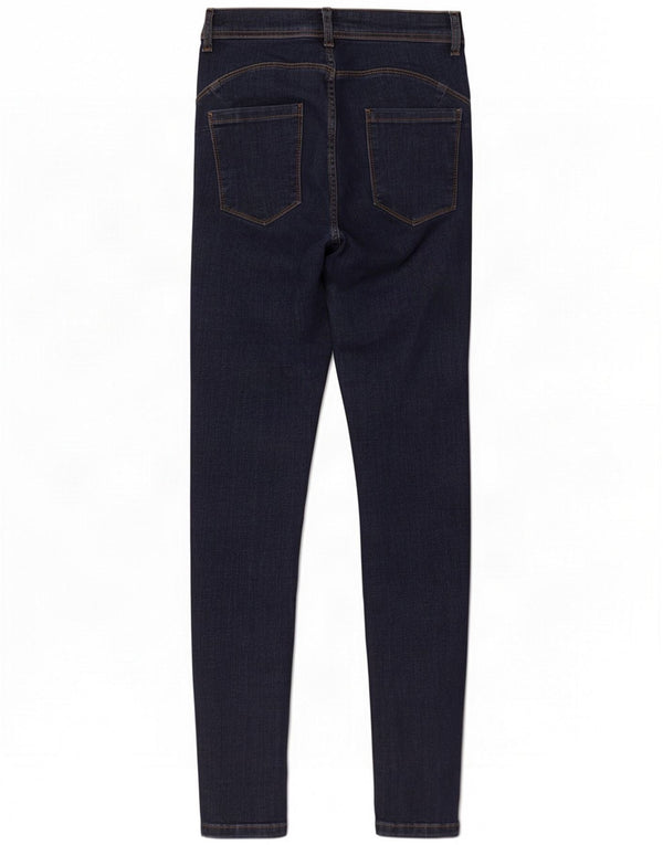 Vaqueros ajustados para mujer Lipsy UK 12 Medium W26 L29 Azul marino Algodón
