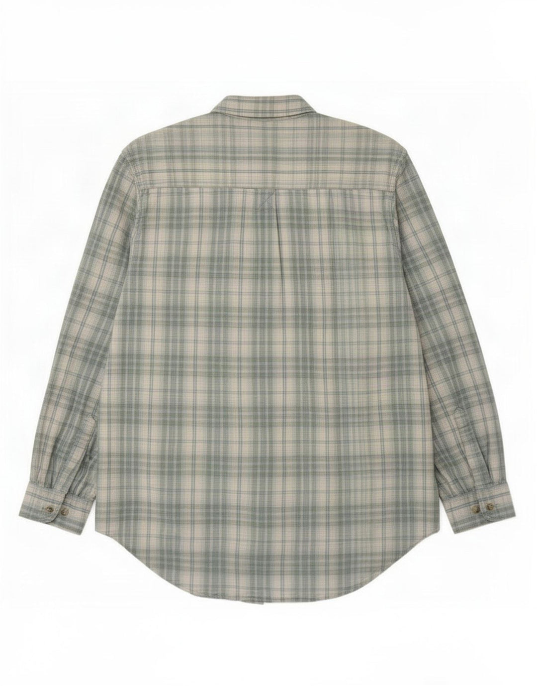 Camisa Timberland Hombre Algodón A Cuadros Azul Medio
