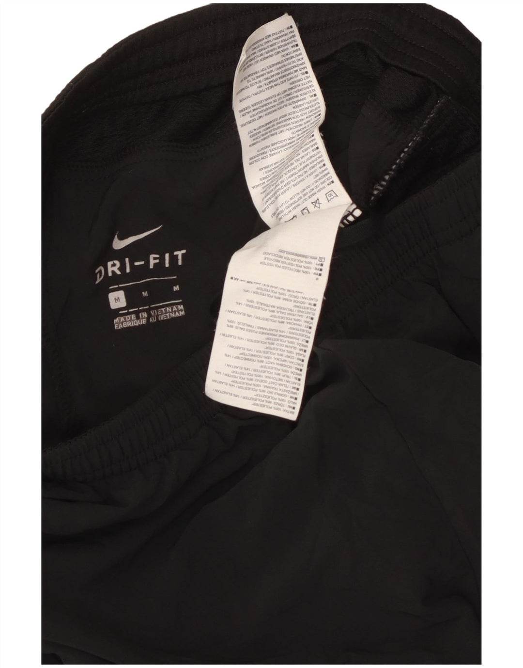 Nike Hombre Dri Fit Chándal Pantalones Joggers Mediano Negro Poliéster