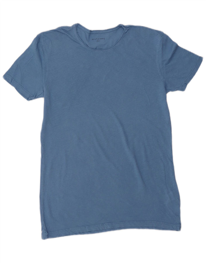 Camiseta All Saints Hombre Top Small Azul Algodón