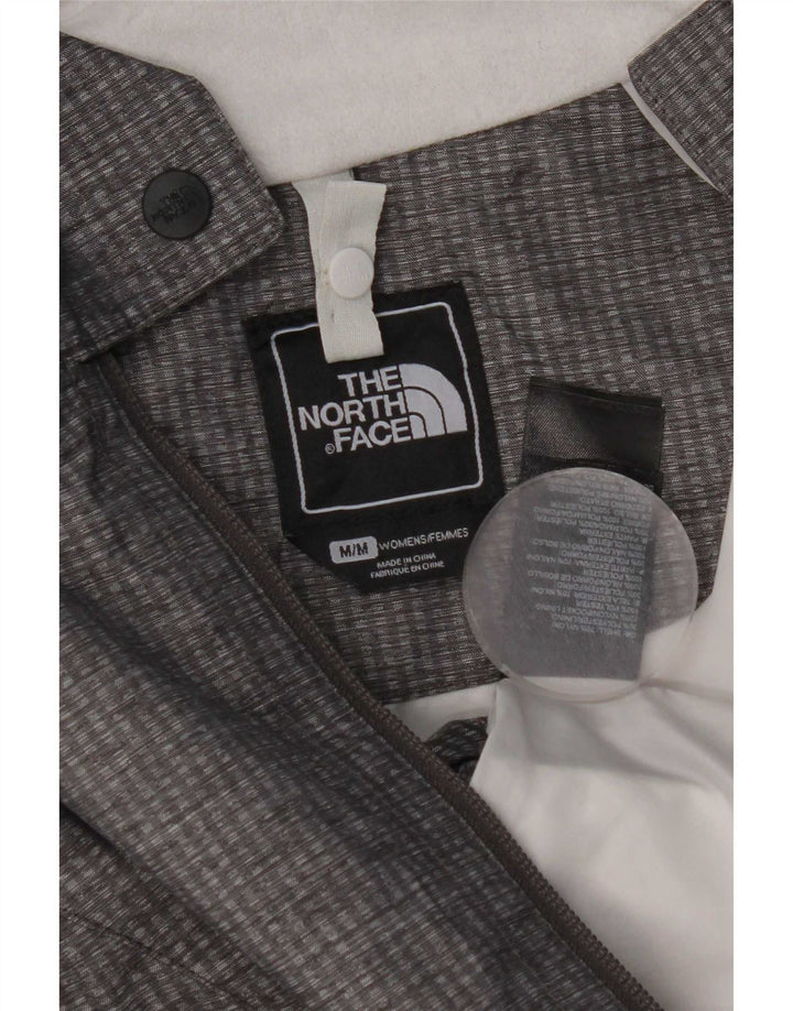 Chaqueta impermeable con capucha para mujer The North Face UK 44 Nylon gris medio