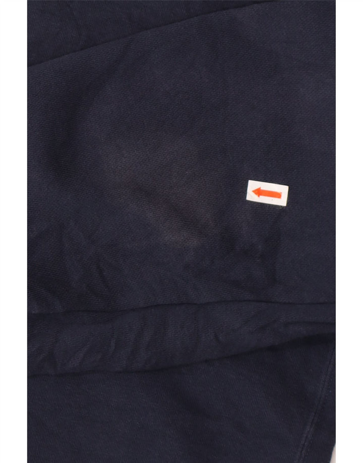 NIKE Jersey con capucha para hombre, talla grande, algodón azul marino