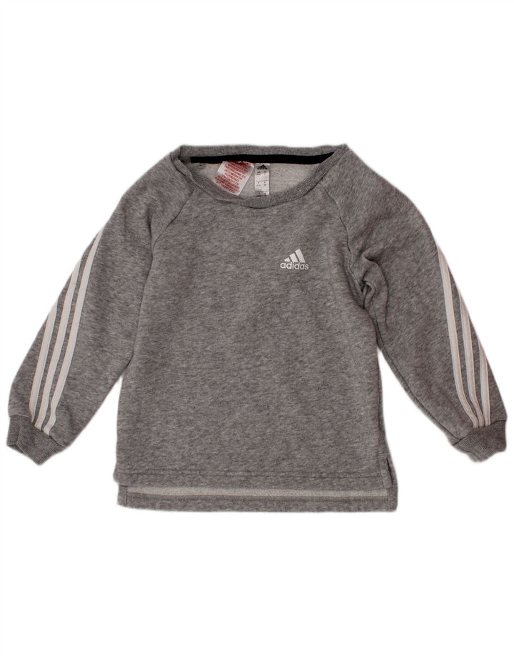 ADIDAS Sudadera Niño Jumper 2-3 Años Gris
