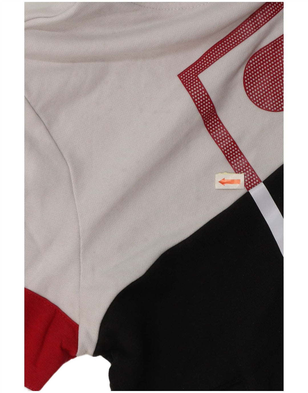 FILA Jersey con capucha gráfica para hombre XS Algodón color block negro