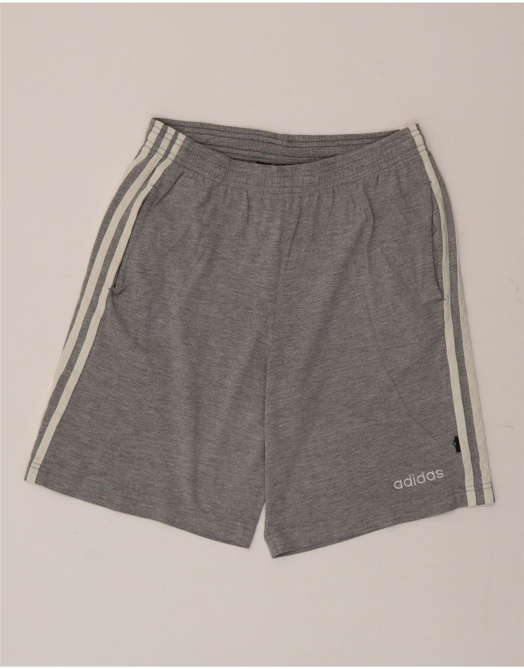 Adidas Pantalón corto deportivo para niño 15-16 años Gris