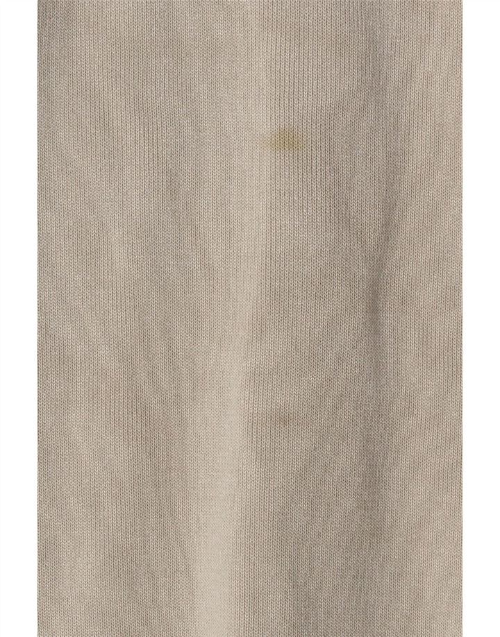 COS Womens Cardigan Sweater UK 14 Medium Beige Viscose Vintage Cos and Second-Hand Cos from Messina Hembry 