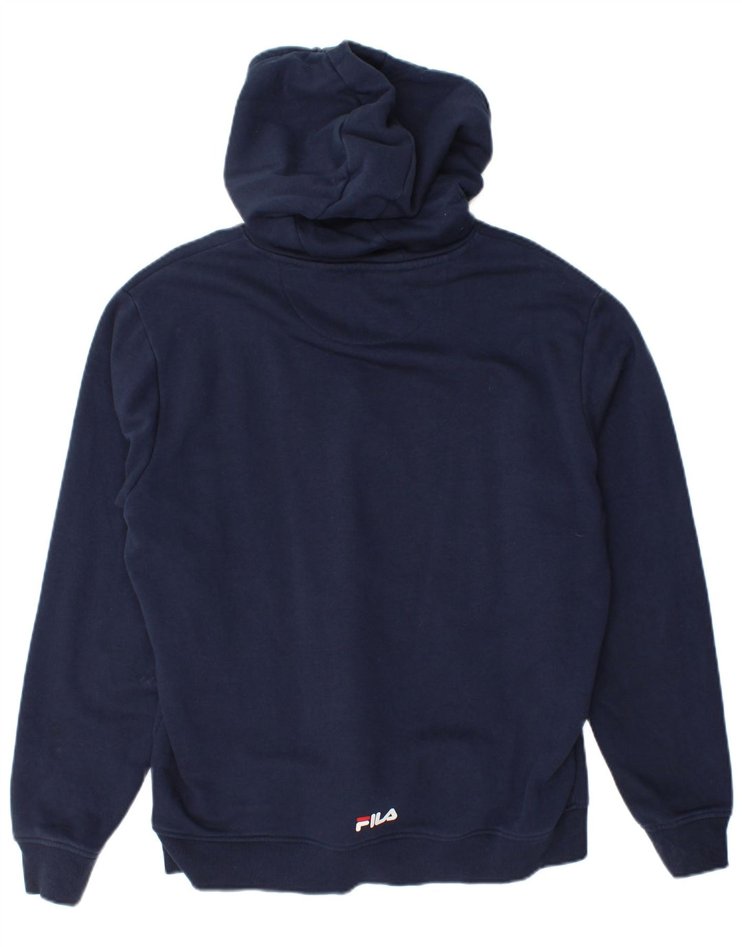Fila Hombre Graphic Hoodie Jumper Medium Azul Marino Algodón