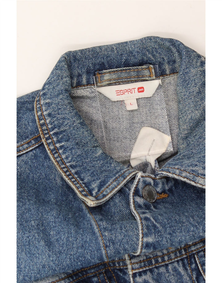 ESPRIT Womens Denim Jacket UK 16 Large Blue Cotton Vintage Esprit and Second-Hand Esprit from Messina Hembry 
