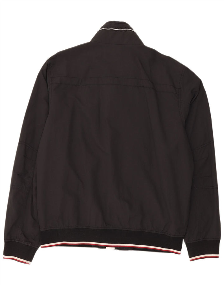 Tommy Hilfiger Chaqueta Bomber para Hombre UK 40 Grande Nylon Gris