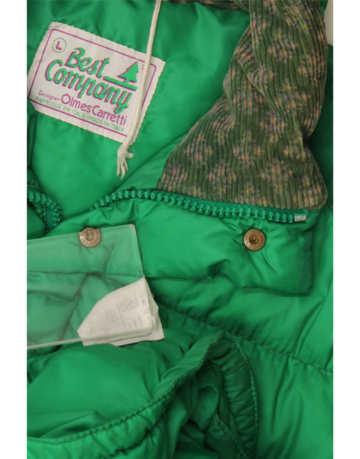 Best Company Chaqueta acolchada para hombre UK 40 Large Green