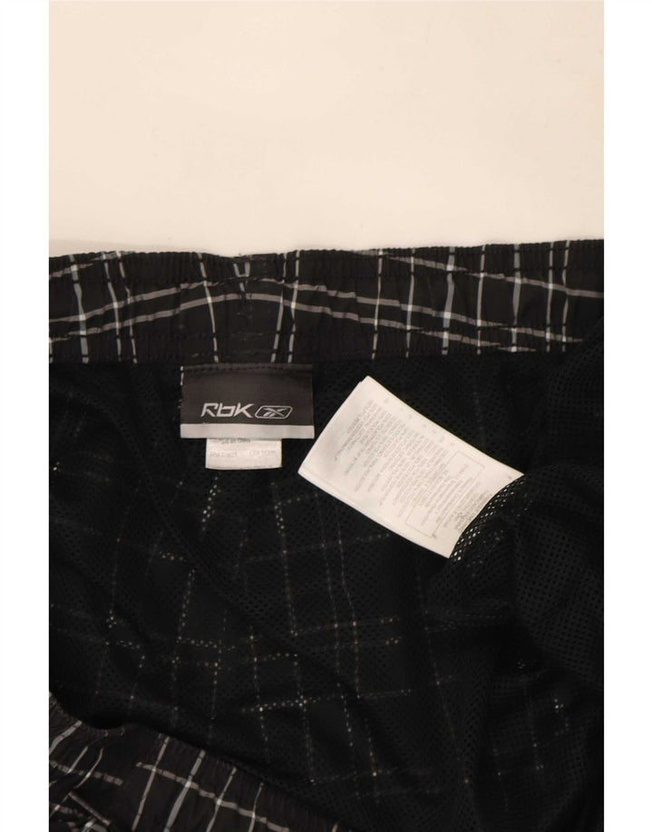 Reebok Bañador Hombre 2XL Negro Cuadros Poliéster