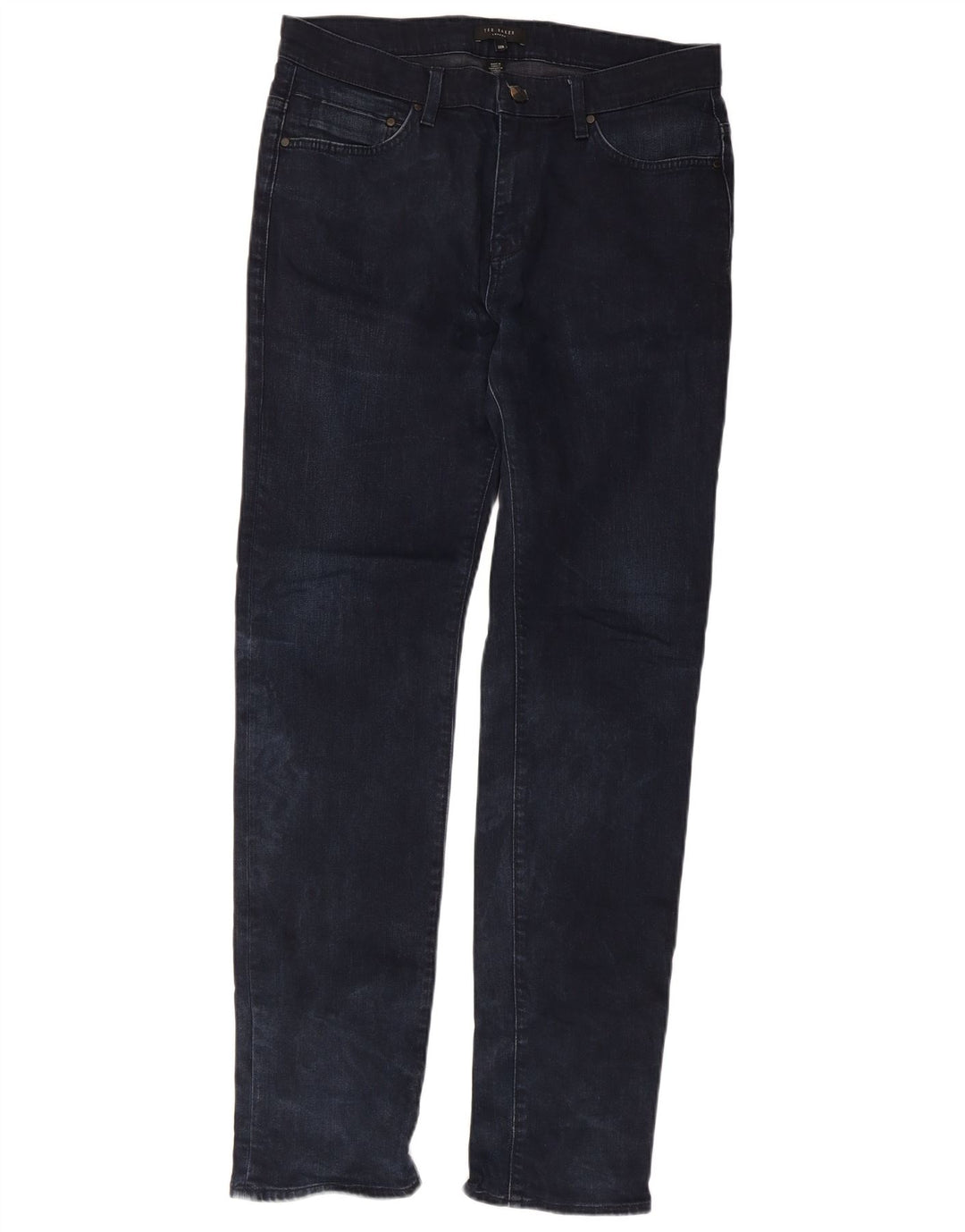 Vaqueros ajustados para hombre de Ted Baker W32 L31 Algodón azul marino