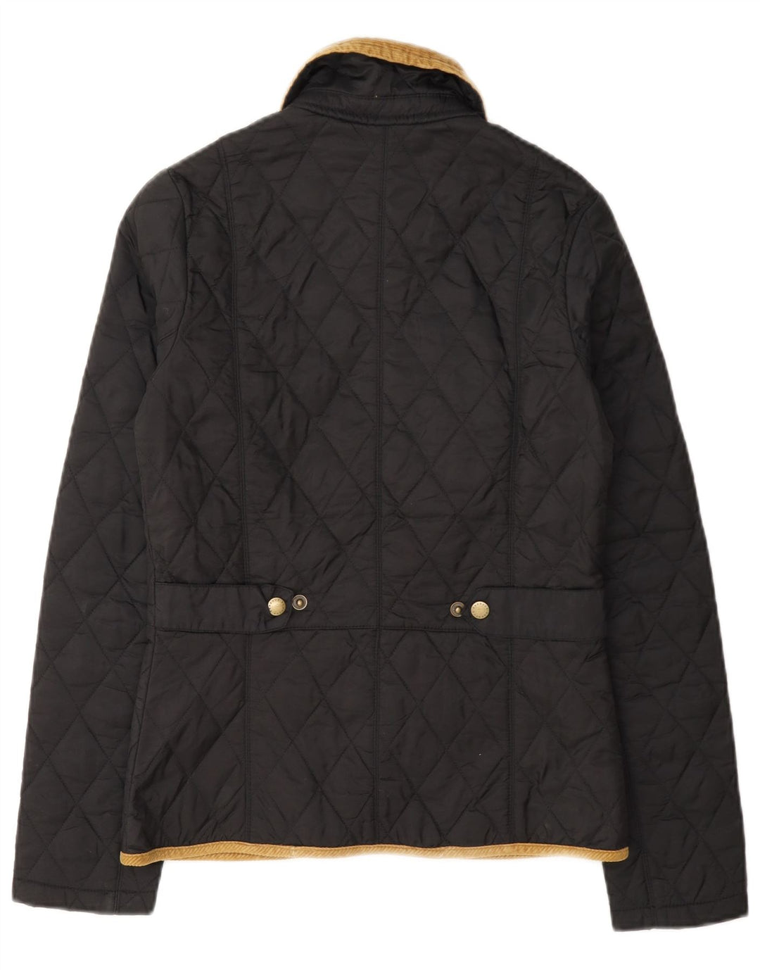 Barbour Chaqueta Acolchada Para Mujer UK 6 XS Poliamida Color Block Gris