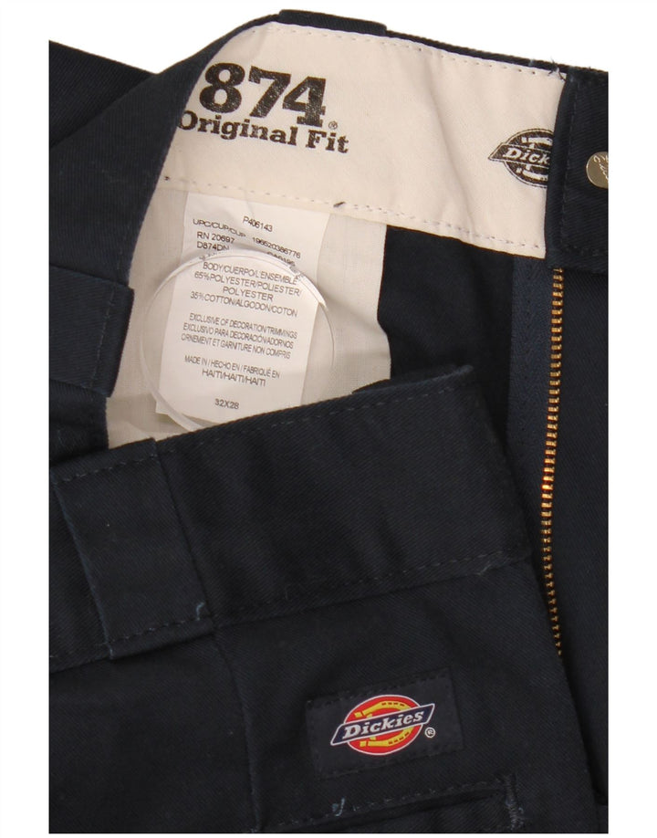 Dickies Pantalón chino recto de corte original para hombre W32 L28 Azul marino
