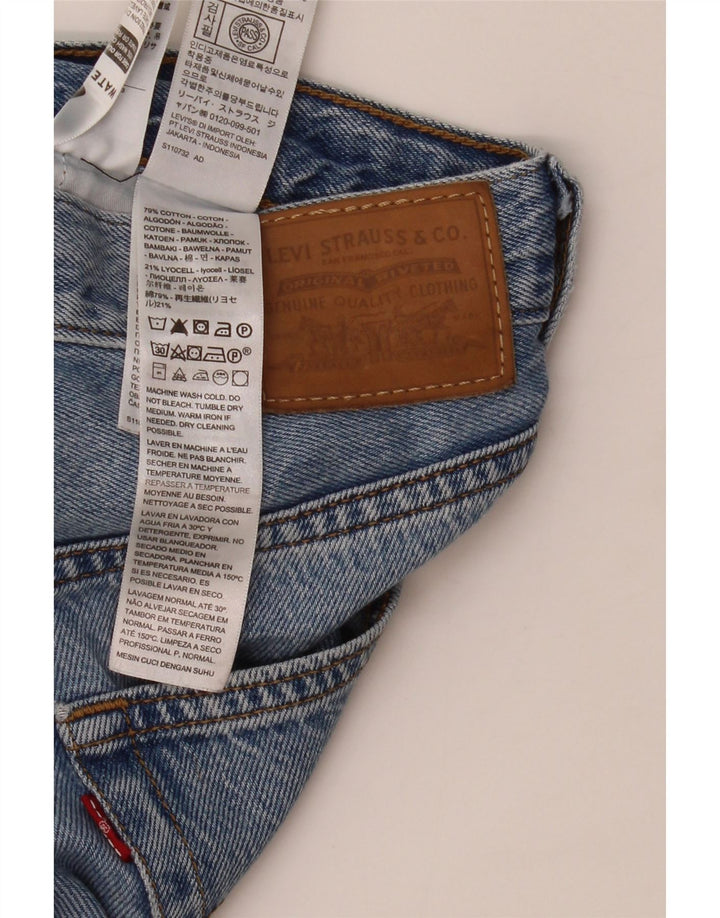 LEVI'S Vaqueros rectos Ribcage para mujer W27 L27 Algodón azul
