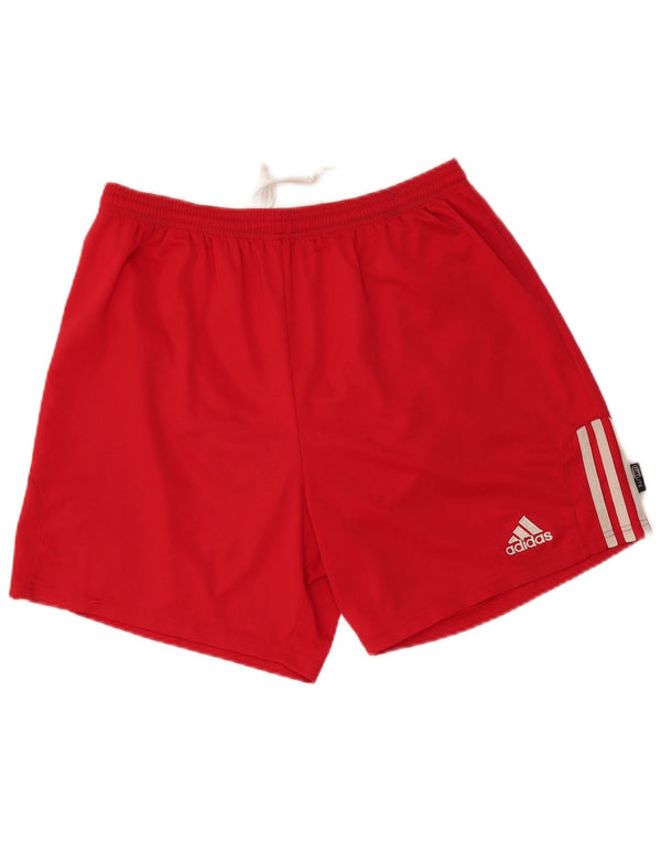 Adidas Mens Climalite Sport Shorts Grande Rojo