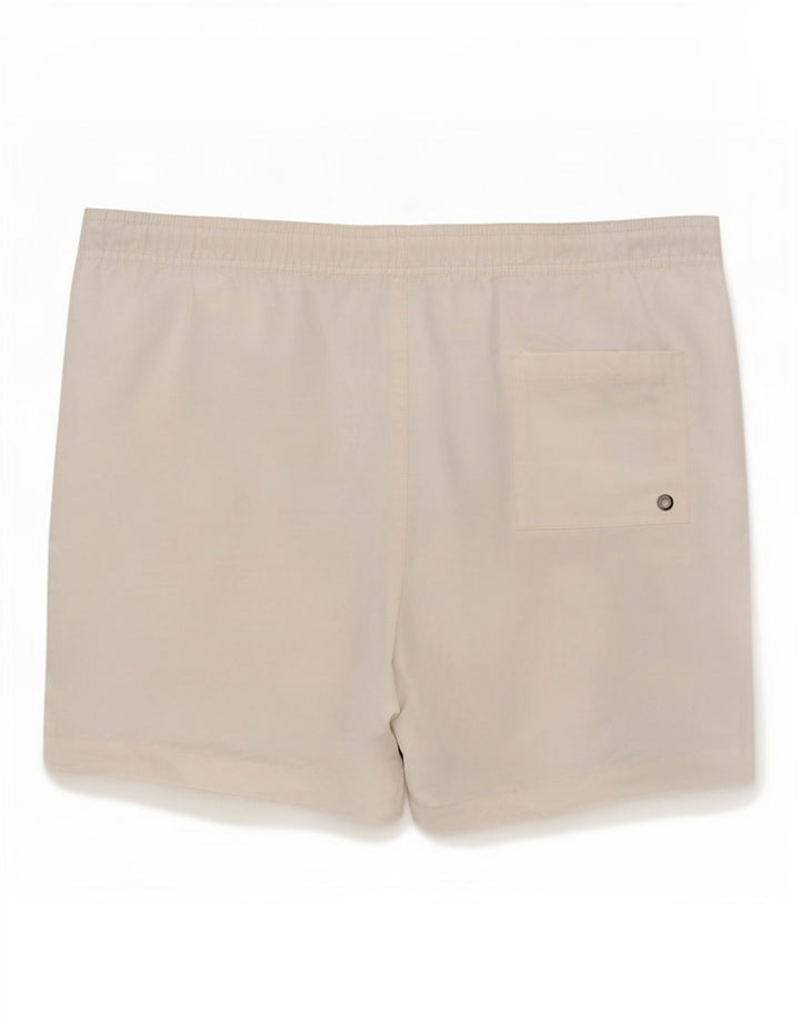 Calvin Klein Shorts De Baño Con Gráficos Para Hombre Blanco Mediano