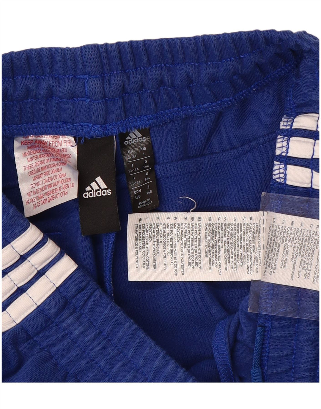 ADIDAS Pantalón Chándal Niño Joggers 13-14 Años Azul Algodón