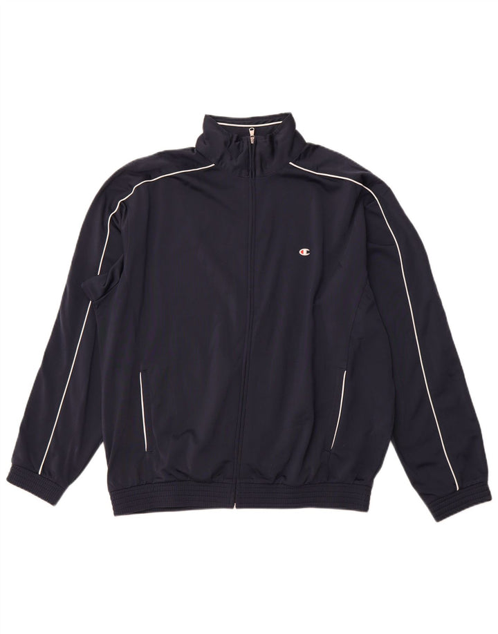 CHAMPION Chaqueta de chándal para hombre XL Poliéster azul marino