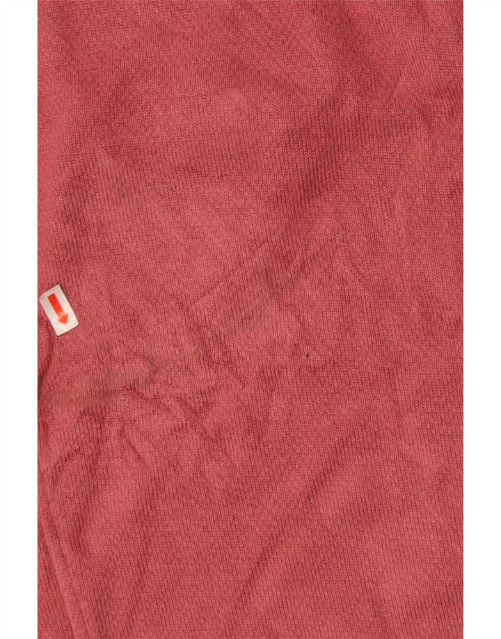 Ted Baker - Sudadera con cuello y cremallera para hombre, talla 4, viscosa rosa grande