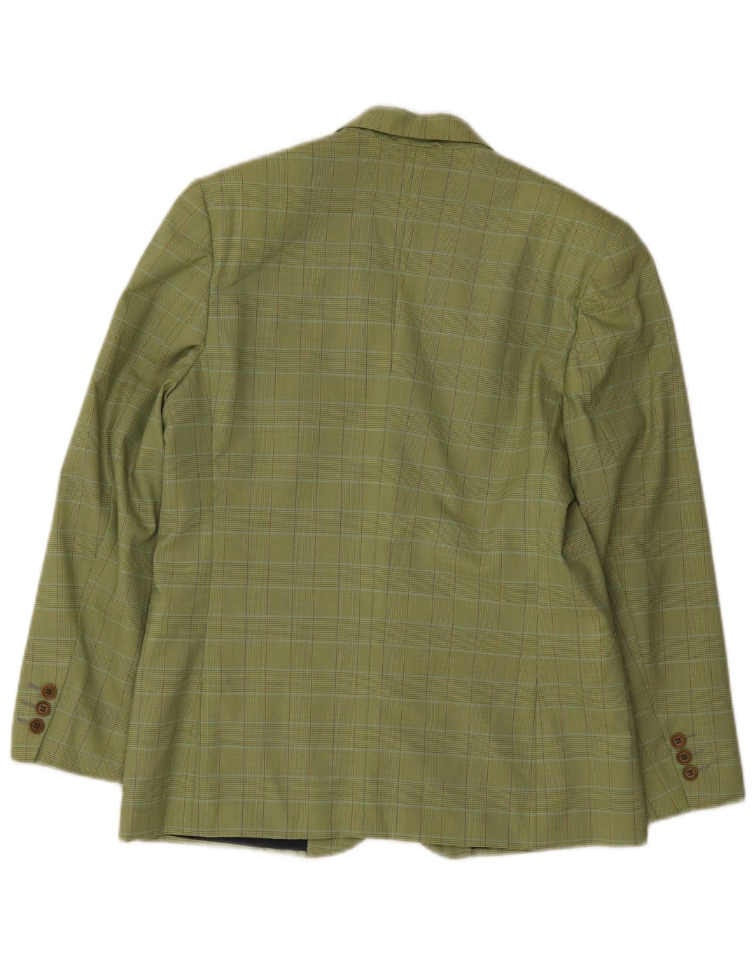Norton & Wilson Chaqueta tipo blazer de 2 botones para mujer IT 46 Large Green Check