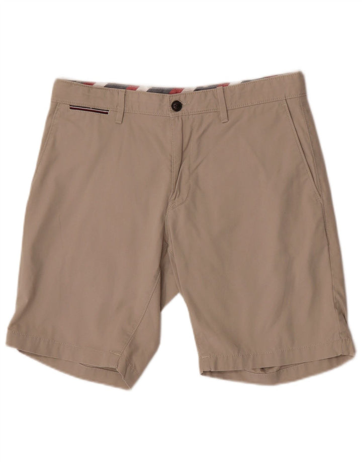 Tommy Hilfiger Pantalones cortos chinos para hombre W32 Algodón beige medio