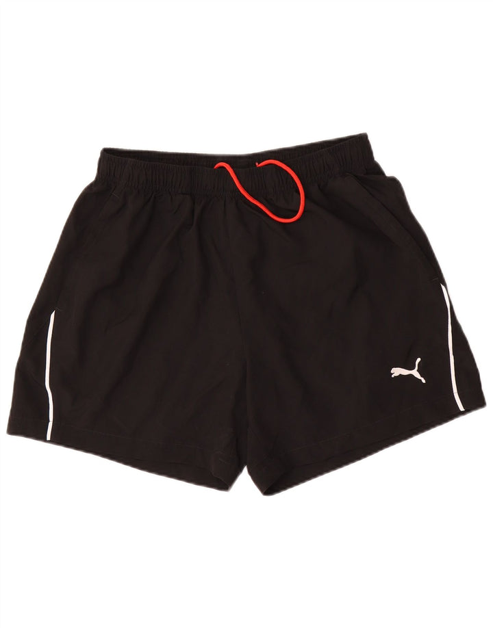 Pantalones cortos deportivos Puma para hombre poliéster negro mediano