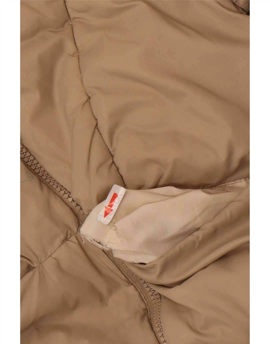 Zara Anorak Niña Capucha 11-12 Años Beige Poliéster