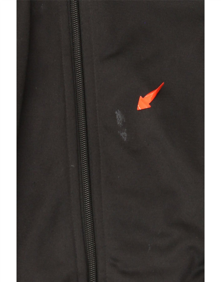 REEBOK Chaqueta superior de chándal con gráfico para hombre Poliéster negro mediano