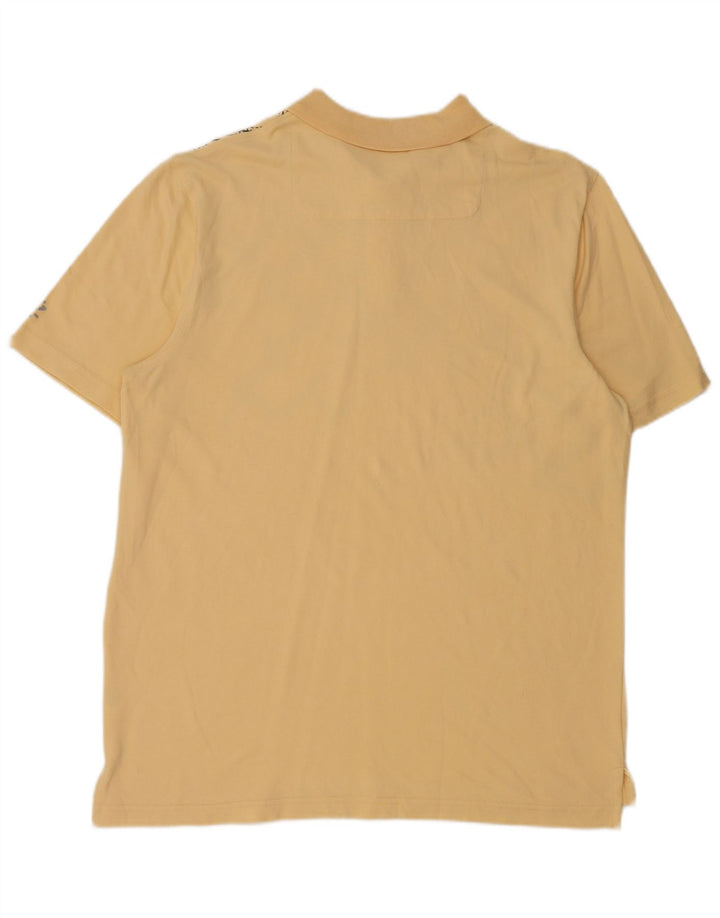 Izod Polo Hombre De Algodón A Cuadros Amarillos Grandes