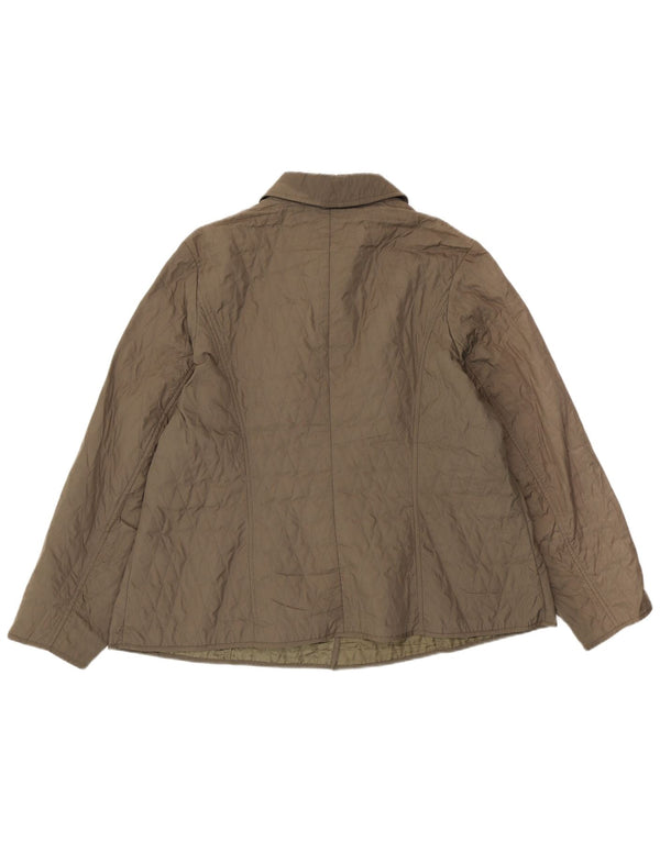 Marks & Spencer Chaqueta acolchada para mujer UK 22 3XL Poliéster verde