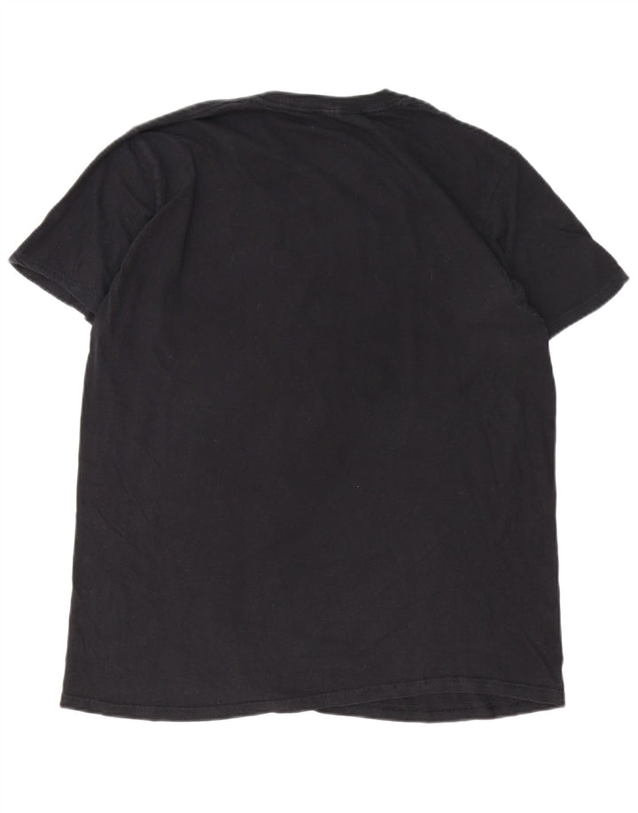 HURLEY Camiseta gráfica para hombre Top grande de algodón negro