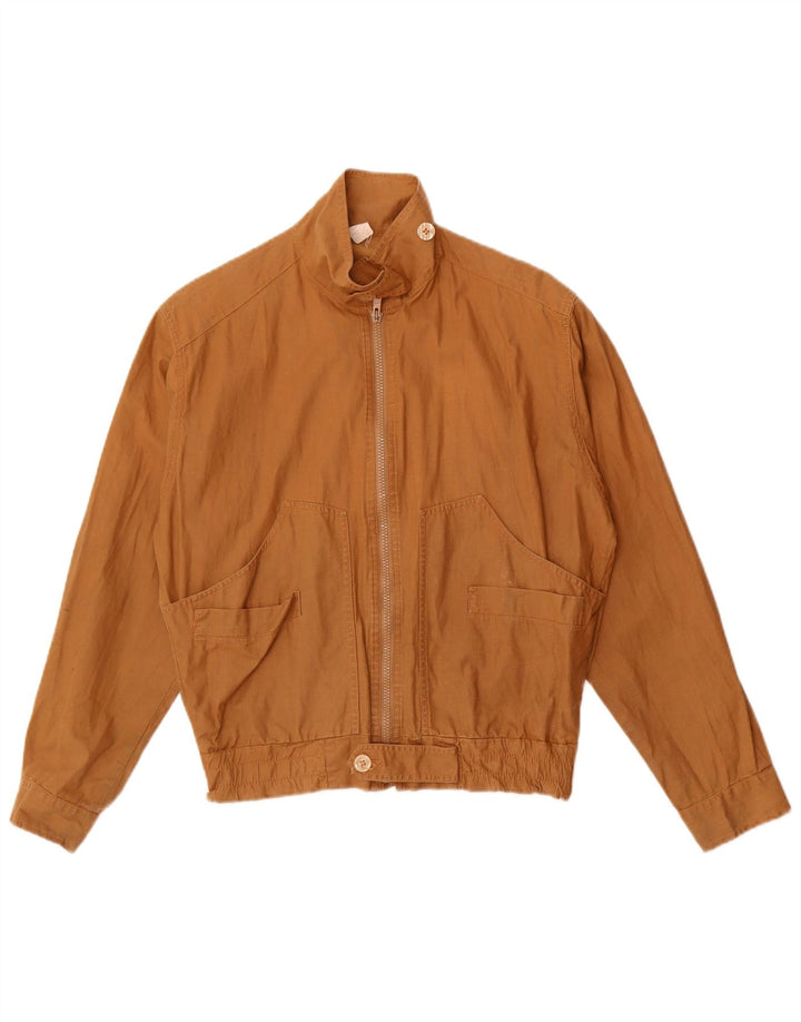 Chaqueta bomber vintage para mujer IT 44 Marrón medio