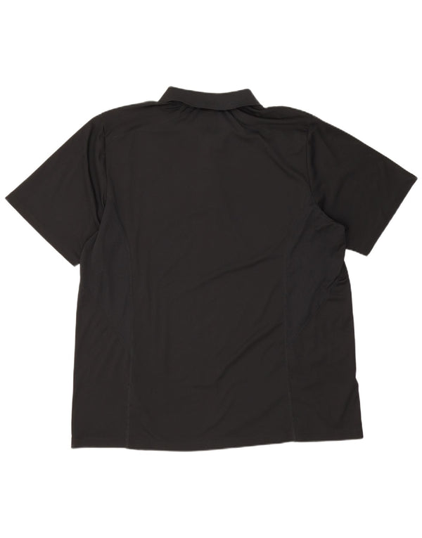 Nike Polo para hombre UK 47/48 2XL Negro Colorblock Poliéster