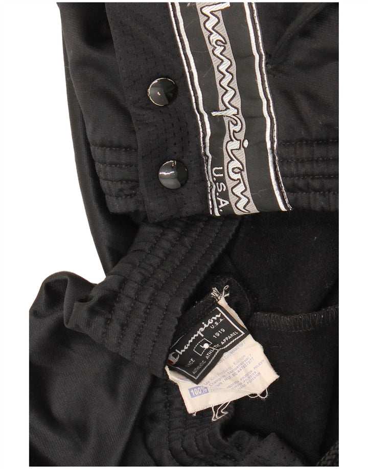 Champion Pantalones De Chándal Gráficos Para Hombre Poliéster Negro Grande