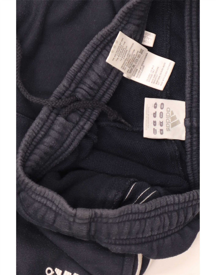 Adidas Hombre Pantalones De Chándal Joggers Medium Azul Marino Algodón