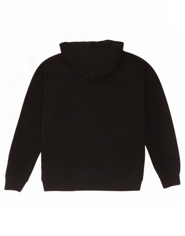 Kappa Hombre Sudadera Con Capucha Gráfica Jersey Pequeño Negro