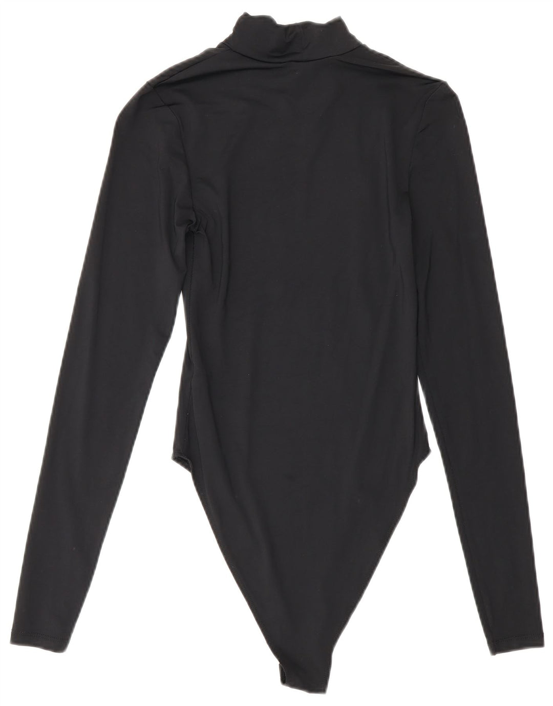 Zara Mujer Body Manga Larga UK 8 Small Poliamida Negro