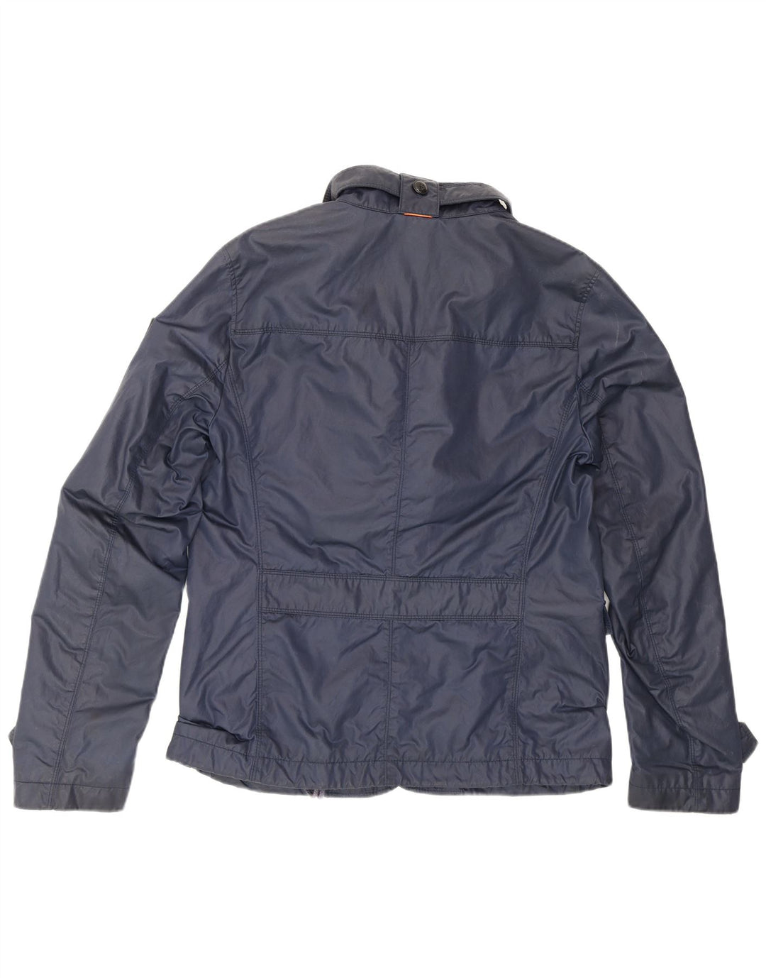 Hugo Boss Chaqueta utilitaria para hombre EU 50 Grande Algodón azul marino