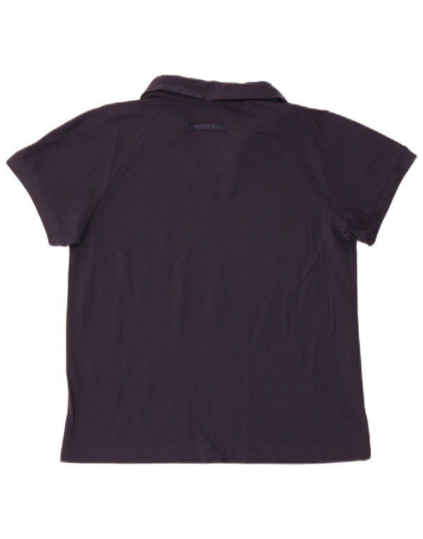 Armani Jeans Polo para mujer UK 44 Medio Azul marino