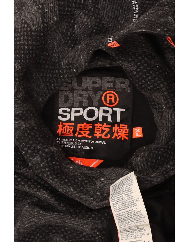 Chándal Superdry Graphic Full para mujer ES 40 XL Poliéster de camuflaje gris