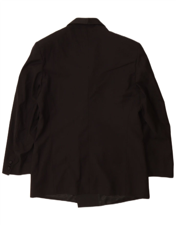 Osvaldo Testa Chaqueta tipo blazer con doble botonadura para hombre UK 40 Large Black