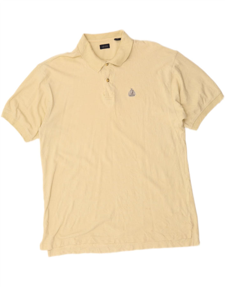 Polo Izod Hombre XL Algodón Amarillo